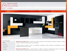 Tablet Screenshot of mascagnisoluzionecasa.com